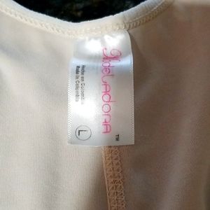 Slimming body compression under garments.